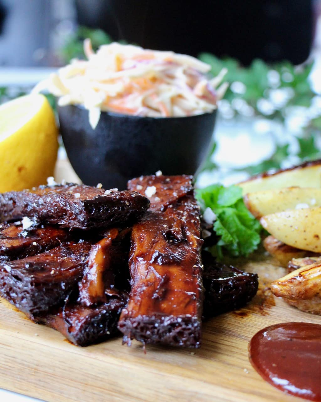 vegetariska revbensspjäll recept